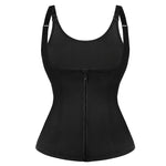 Load image into Gallery viewer, Women Waist Trainer Vest with Zipper &amp; Sauna Effect
