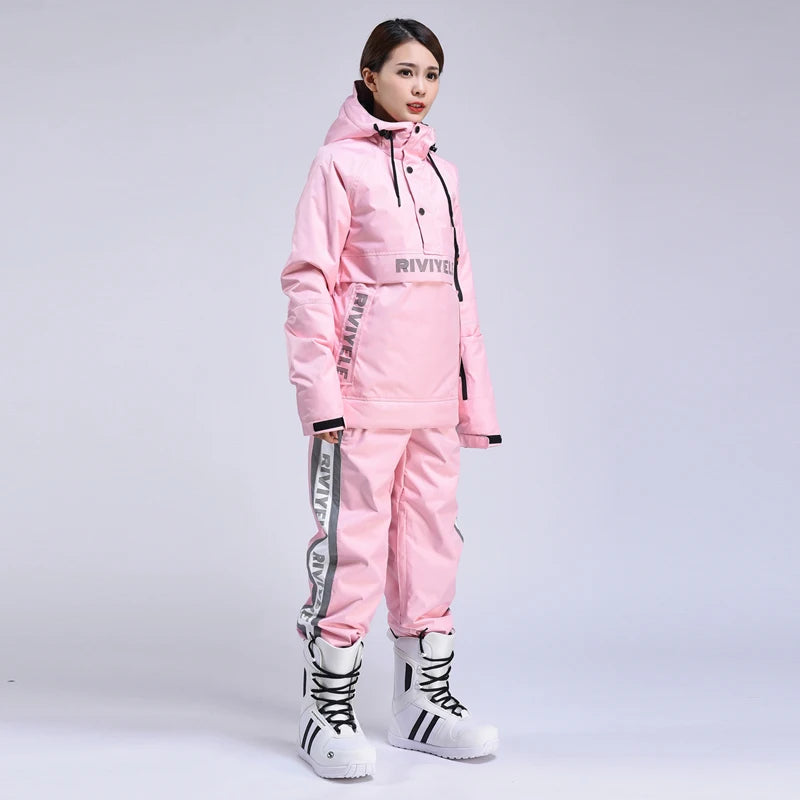 Unisex Waterproof Ski & Snowboard Suit – Warm Winter Set
