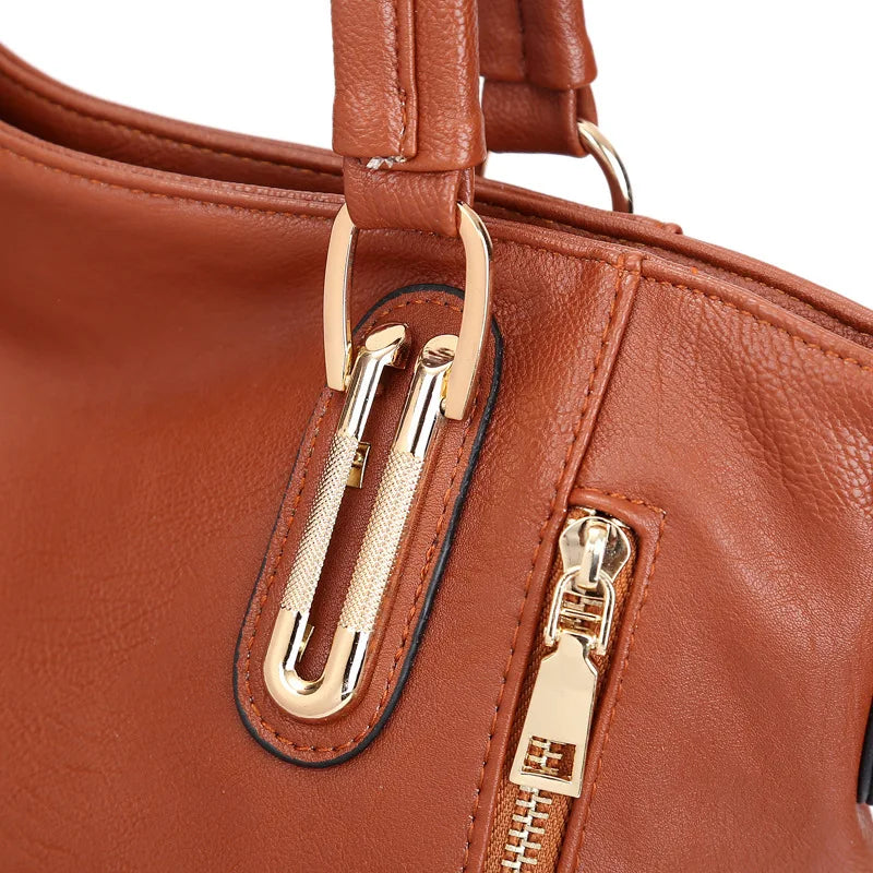 Chic PU Leather Shoulder Bag – Spacious Hobos Handbag