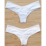 Load image into Gallery viewer, Bikinis Sexy Women Bikini Brazilian Cheeky Bottom Thong V Swimwear Swimsuit Panties Briefs 비키니 Bikini Bottom купальник ビキニ بيكين
