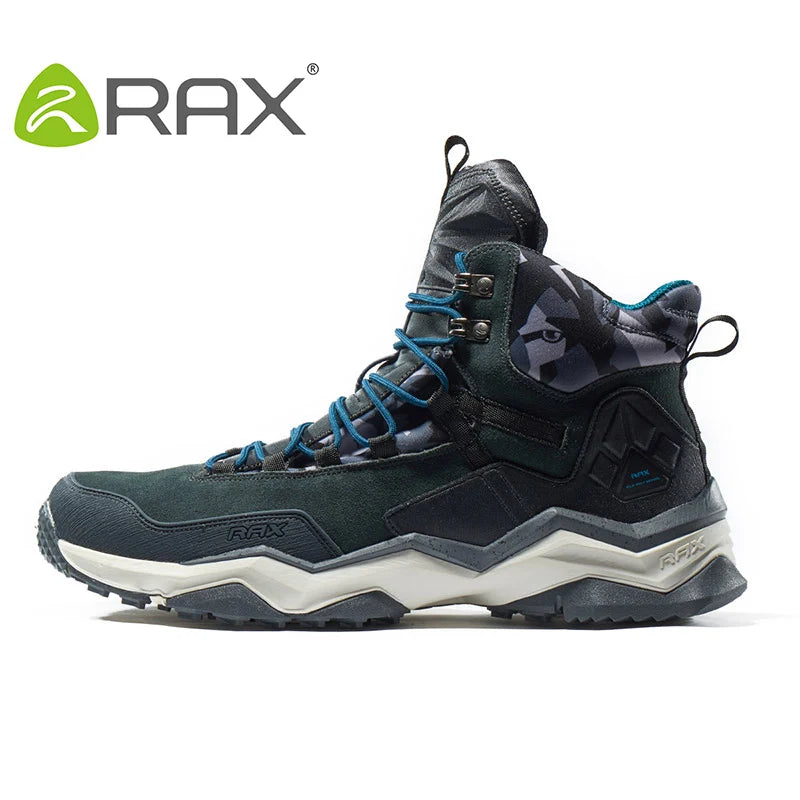 RAX Men Hiking Shoes Mid-top Waterproof Outdoor Sneaker | OWNLUXE