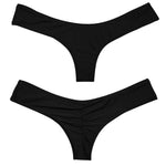 Load image into Gallery viewer, Bikinis Sexy Women Bikini Brazilian Cheeky Bottom Thong V Swimwear Swimsuit Panties Briefs 비키니 Bikini Bottom купальник ビキニ بيكين
