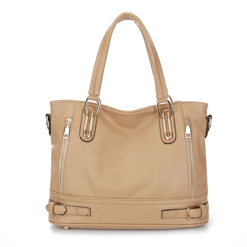 Chic PU Leather Shoulder Bag – Spacious Hobos Handbag