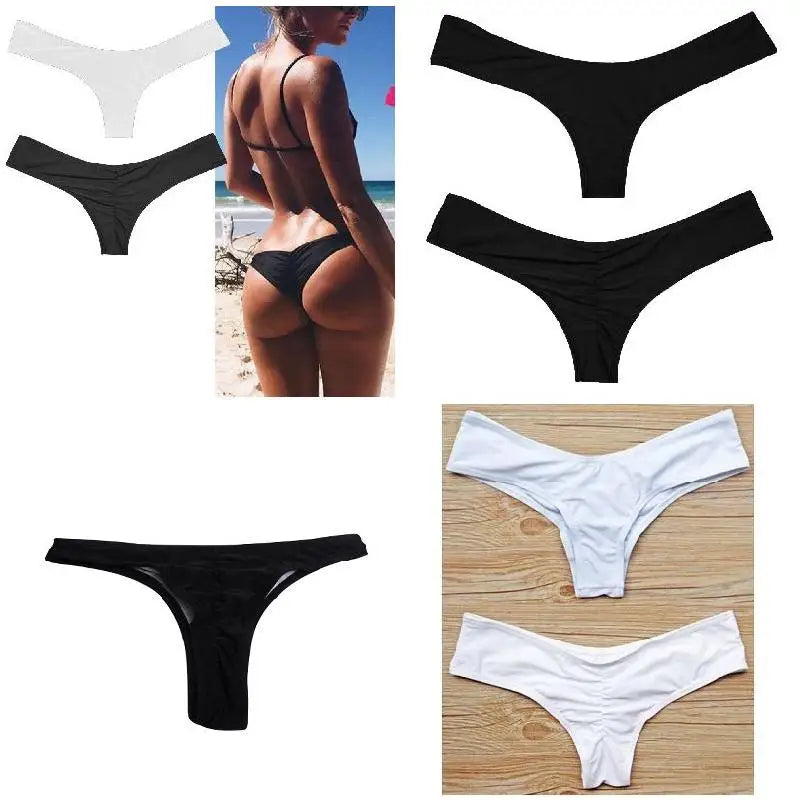 Triangle Bikini Set with Brazilian-Cut Bottom – Smooth Fit