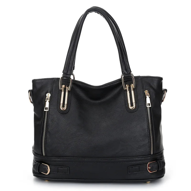 Chic PU Leather Shoulder Bag – Spacious Hobos Handbag