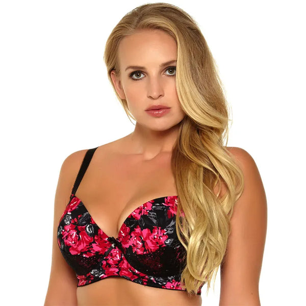Push-Up Lace Bra for Full Bust – Plus-Size D–G – Shop at OWNLUXE