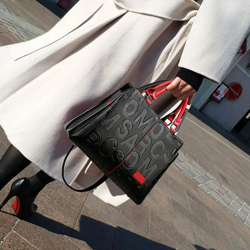 Large Capacity Satchel Bag – PU Leather Crossbody Tote | OWNLUXE