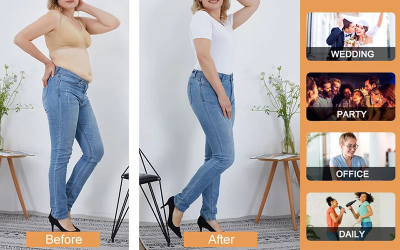 Tummy Control Shapewear Bodysuit with Bra & Butt Lifter