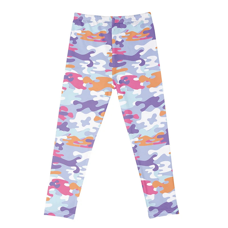 Kids Girls Leggings Casual Soft Comfortable Milk Silk | OWNLUXE