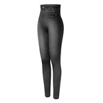 Load image into Gallery viewer, Miss Moly Fashion Slim Women Leggings Faux Denim Jeans Leggings Sexy Printing Summer Leggings Casual Pencil Pants Fitness Pants
