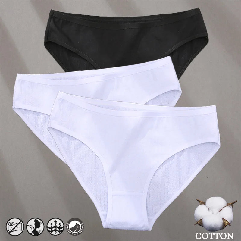 Women's Cotton Jacquard Low-Rise Briefs | 6 Colours | OWNLUXE