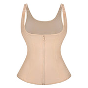 Women Waist Trainer Vest with Zipper & Sauna Effect