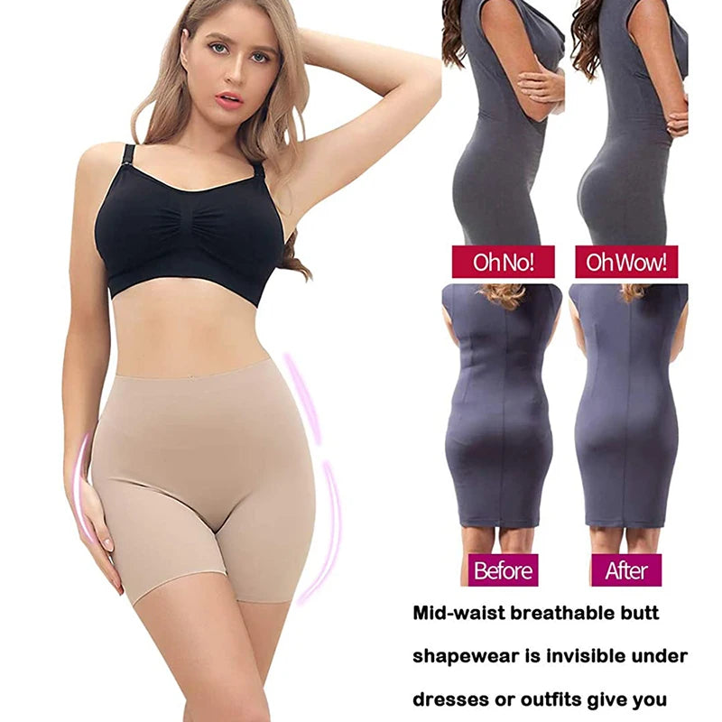 Thigh High-Waist Tummy-Control Seamless Shorts | OWNLUXE