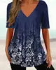 Load image into Gallery viewer, Women&#39;s T Shirt Fashion V-neck Short Sleeve Tees Female Loose Casual Pullover T Shirt

