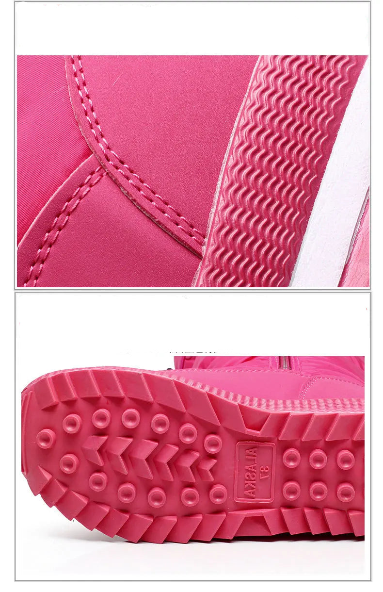 Mid-Calf Platform Snow Boots / Bottes de neige mi-mollet à plateforme