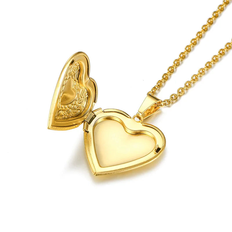 Stainless Steel Heart Locket – Personal Keepsake | OWNLUXE