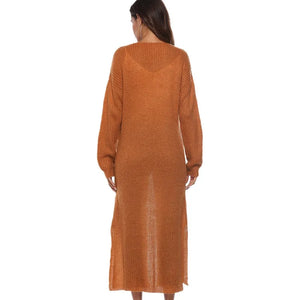Women's Long Open-Front Cardigan – Chic & Comfortable for Spring/Autumn 🍂