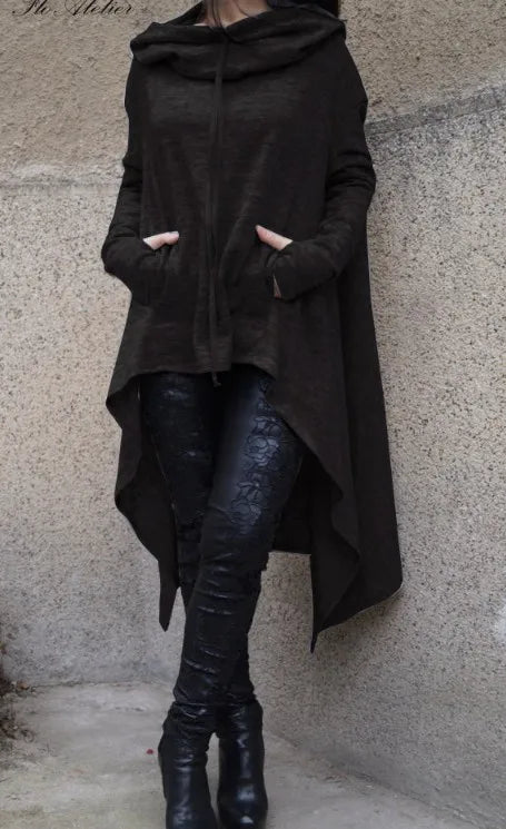 Oversized EUropean Solid-Colour Hoodie | OWNLUXE