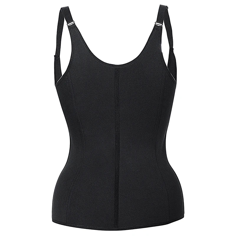 Women’s Waist Trainer Corset Vest – Firm Slimming Sauna Top