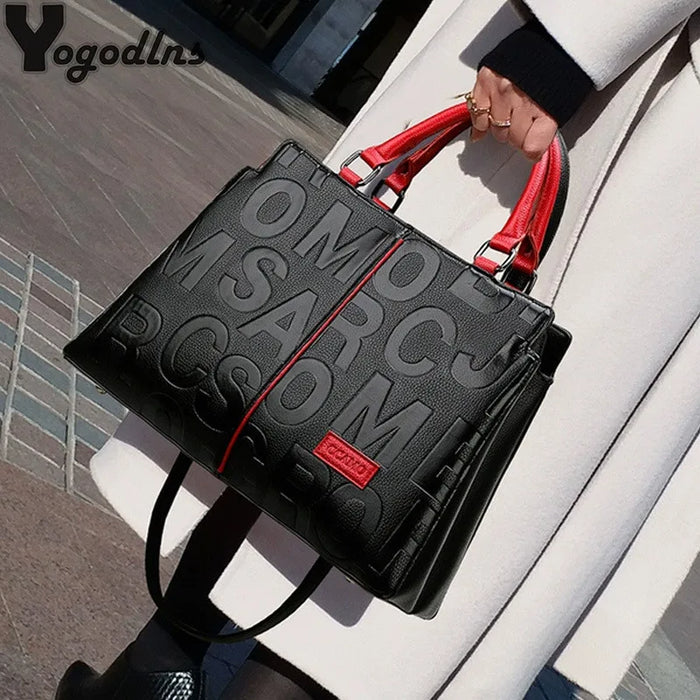 Large Capacity Travel Satchel - Designer PU Leather Crossbody Tote | OWNLUXE