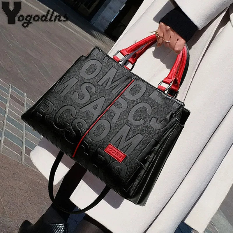 Large Capacity Satchel Bag – PU Leather Crossbody Tote | OWNLUXE