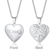 Stainless Steel Heart Locket – Personal Keepsake (Style 3) | OWNLUXE