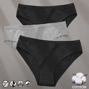 Women's Cotton Jacquard Low-Rise Briefs | 6 Colours | OWNLUXE