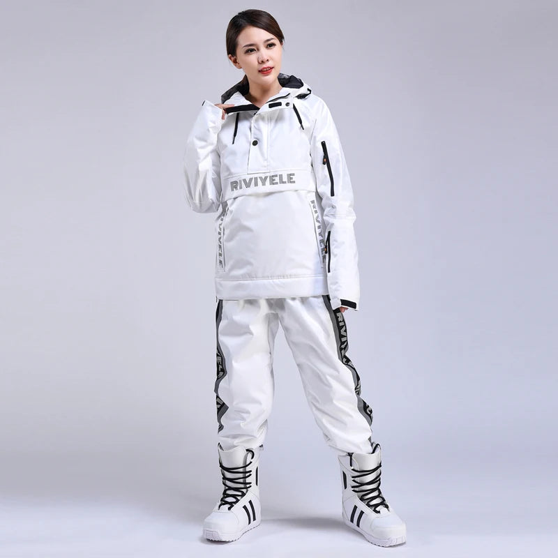 Unisex Waterproof Ski & Snowboard Suit – Warm Winter Set