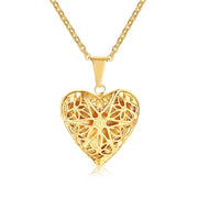 Stainless Steel Heart Locket – Personal Keepsake (Style 3) | OWNLUXE