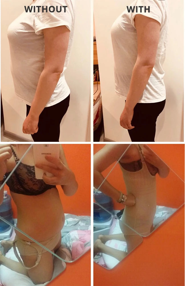 Postpartum Body Shaper Bodysuit with Tummy Control