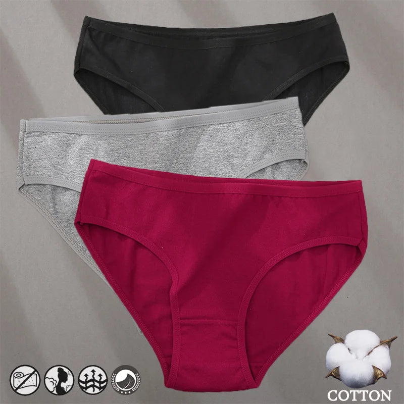 Women's Cotton Jacquard Low-Rise Briefs | 6 Colours | OWNLUXE