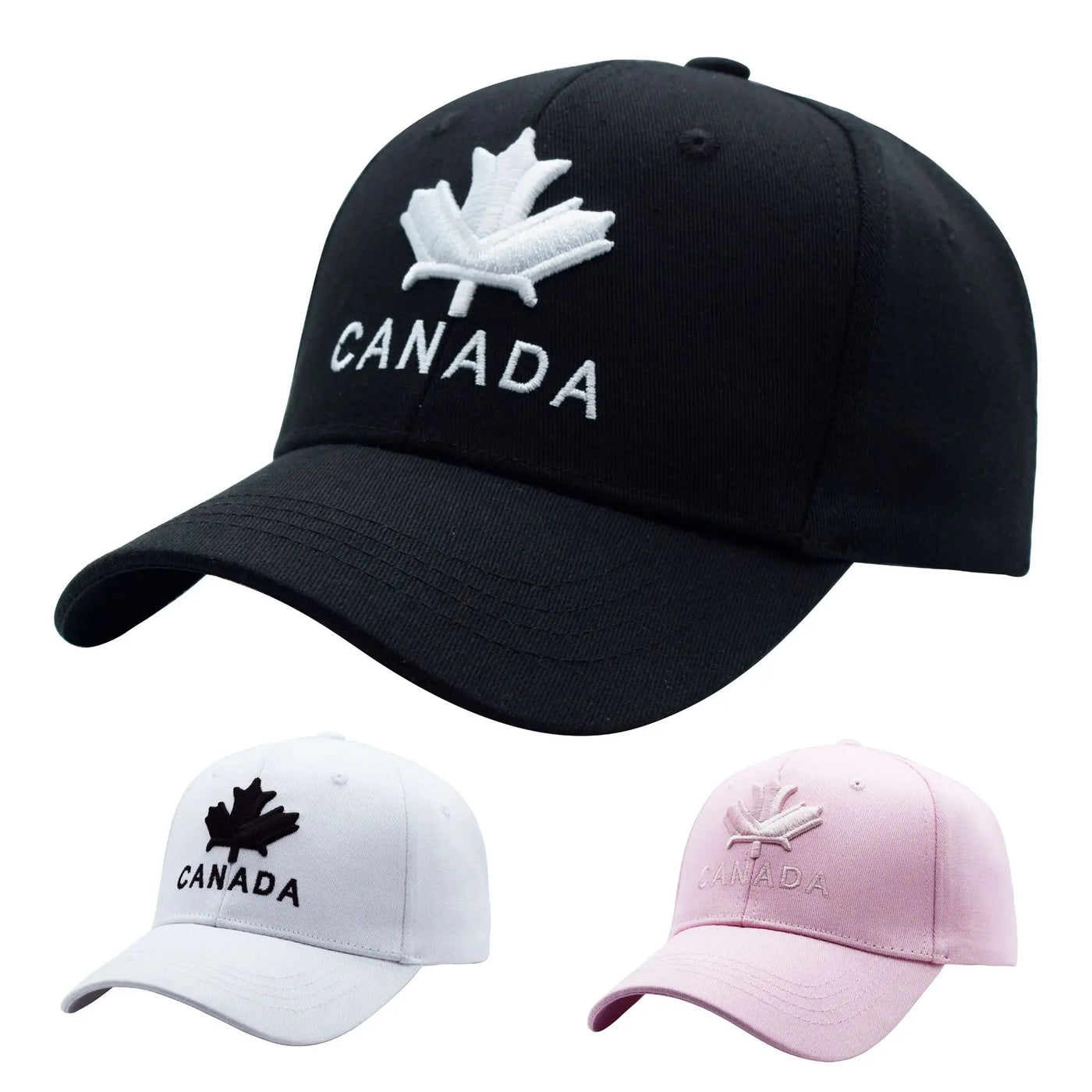 Canadian Maple Leaf Embroidered Baseball Cap | OWNLUXE