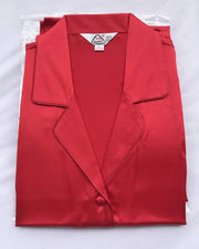 Two-Piece Satin Pajama Set (Rubber Red) – Shop at OWNLUXE