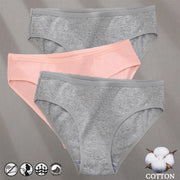 Women's Cotton Jacquard Low-Rise Briefs | 6 Colours | OWNLUXE