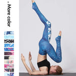 Load image into Gallery viewer, Women&#39;s Fast Dry Sports Leggings – 4-Way Stretch &amp; High-Rise Athletic Workout Pants
