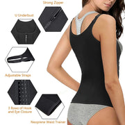 Women’s Waist Trainer Corset Vest – Firm Slimming Sauna Top
