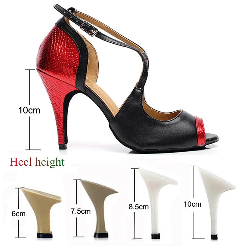 Latin & Tango Dance Shoes for Women – Satin High Heels