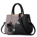 Load image into Gallery viewer, Embroidered PU Leather Shoulder Bag – Elegant &amp; Versatile | Sac d’Épaule en Cuir PU Brodé – Élégant &amp; Polyvalent
