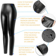 Faux Leather Skinny Push-Up Leggings | OWNLUXE
