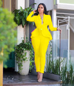 Load image into Gallery viewer, ✨ Women’s Winter 2-Piece Set – Knee-Length Hollow-Out Shirt &amp; Full-Length Pants | Ensemble 2 pièces d’hiver pour femme – Chemise mi-longue ajourée et pantalon long
