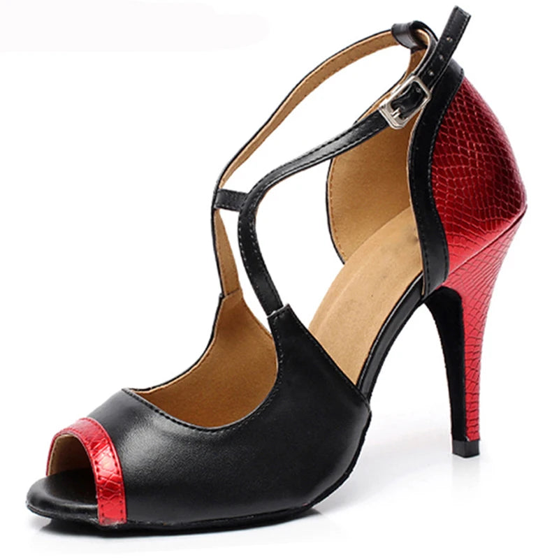 Latin & Tango Dance Shoes for Women – Satin High Heels