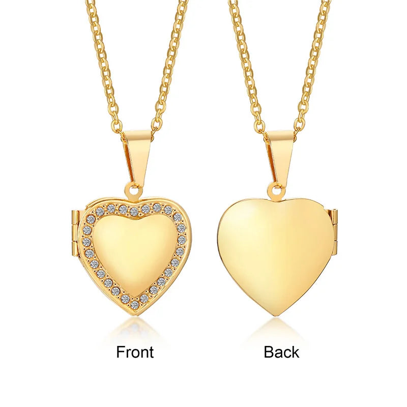 Stainless Steel Heart Locket – Personal Keepsake | OWNLUXE