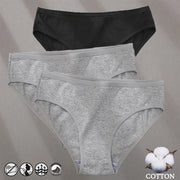 Women's Cotton Jacquard Low-Rise Briefs | 6 Colours | OWNLUXE