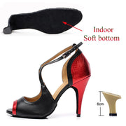 Latin & Tango Dance Shoes for Women – Satin High Heels