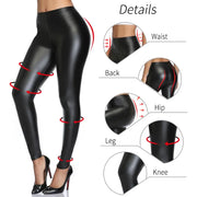 Faux Leather Skinny Push-Up Leggings | OWNLUXE