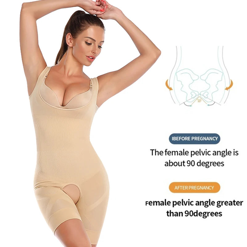 Postpartum Shapewear Shorts – High-Waist Support (S to M) | OWNLUXE