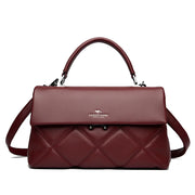 Soft PU Messenger Tote – Lightweight Everyday Shoulder Bag