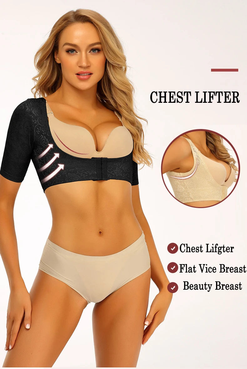 Upper Arm Shaper Top with Posture Corrector Vest