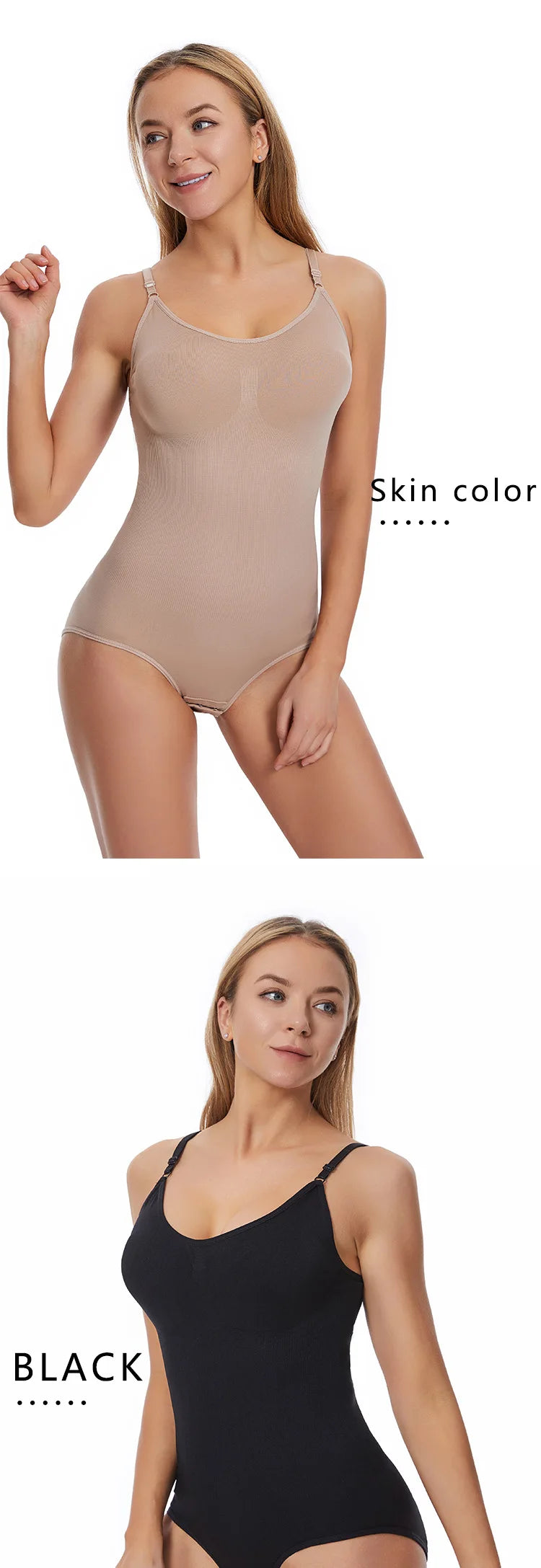 Tank Top Bodysuit Shapewear with Tummy Control & Shorts