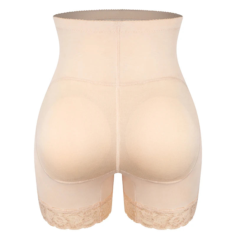 High Waisted Padded Butt Lifter Shapewear - Tummy Control Panty